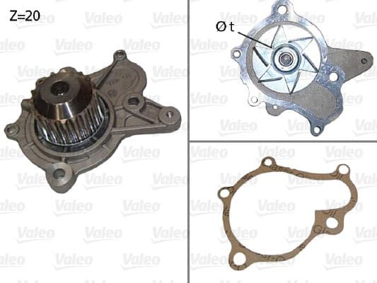 Pompă de apă, răcire motor VALEO 506922