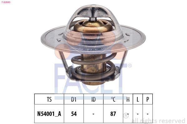 termostat,lichid racire FACET Made in Italy - OE Equivalent 7.8268S