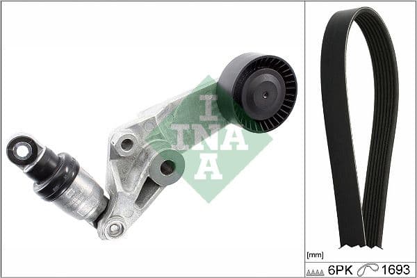 Set curea transmisie cu caneluri Schaeffler INA 529 0473 10