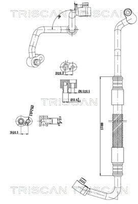 conducta presiune variabila,aer conditionat TRISCAN 9010 29041