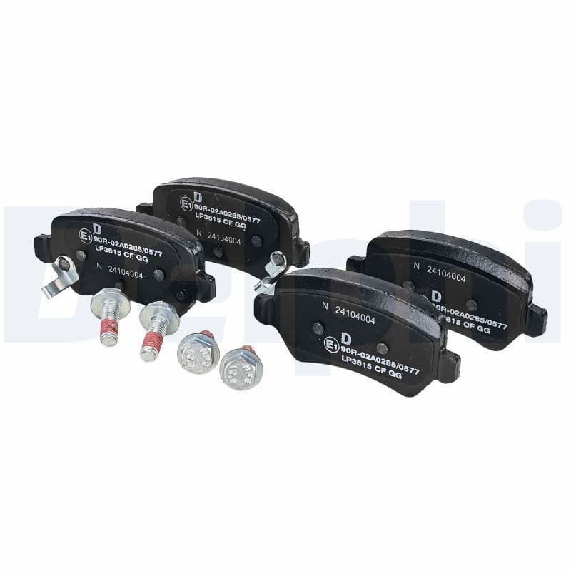 set placute frana,frana disc DELPHI LP3615
