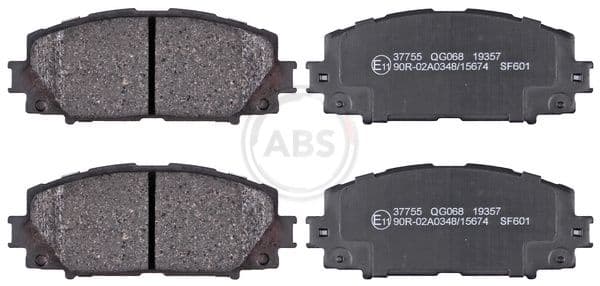set placute frana,frana disc ABS 37755