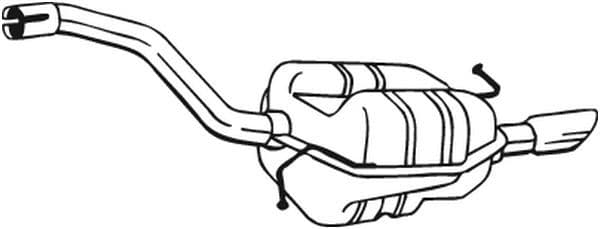 Toba esapament finala BOSAL 233-159