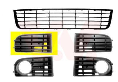 Grila ventilatie, bara protectie VAN WEZEL ** Equipart ** 5894592