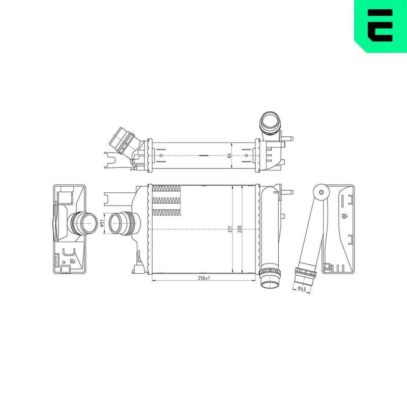 Intercooler, compresor ERA 672023
