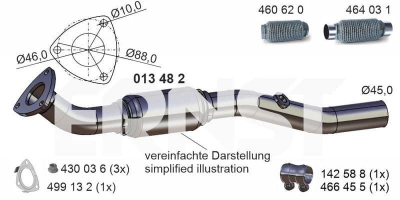 Racord evacuare ERNST 013482