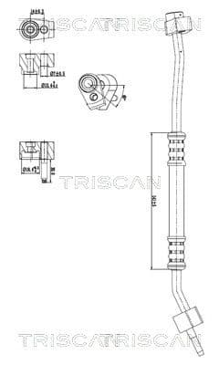 conducta presiune variabila,aer conditionat TRISCAN 9010 16057
