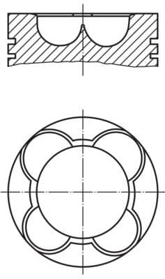 Piston MAHLE 227 PI 00141 000