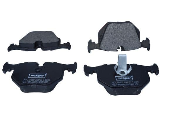 set placute frana,frana disc MAXGEAR 19-0531
