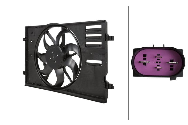 Ventilator, radiator HELLA 8EW 366 420-391