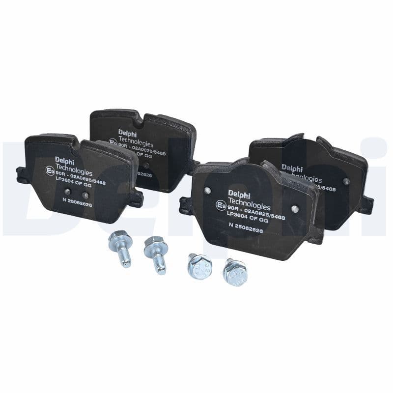 set placute frana,frana disc DELPHI LP3604