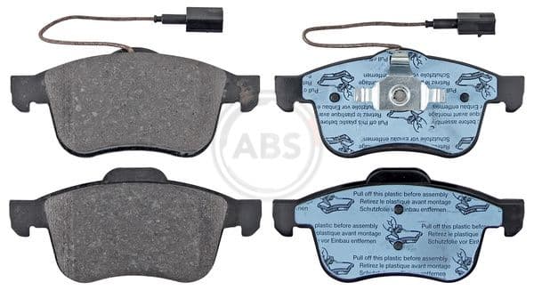 set placute frana,frana disc ABS 37485