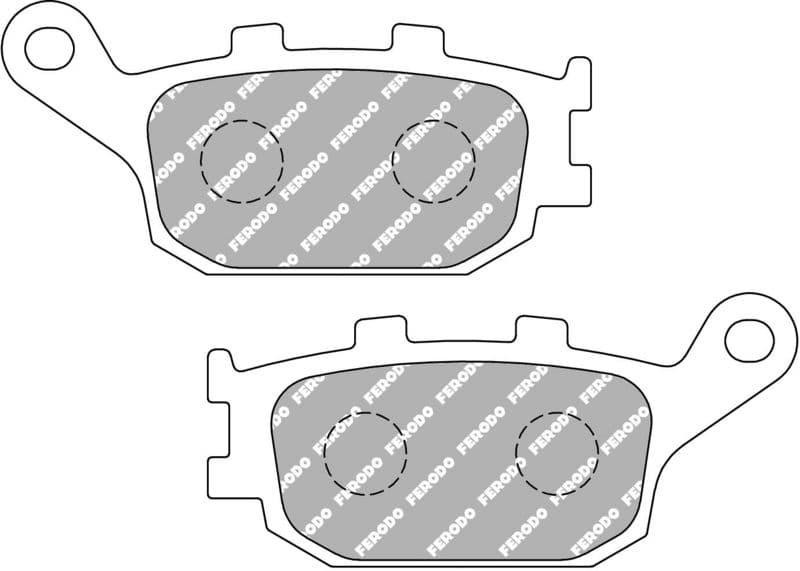 set placute frana,frana disc FERODO FDB754P