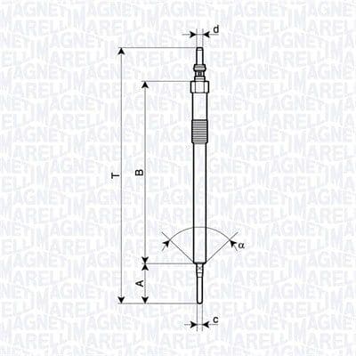 Bujie incandescenta MAGNETI MARELLI 062900137304