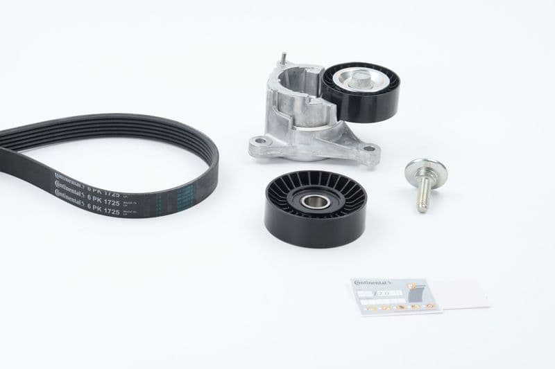 Set curea transmisie cu caneluri CONTINENTAL CTAM 6PK1725K2