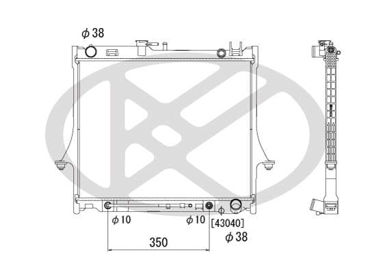Radiator, racire motor KOYORAD PL712130