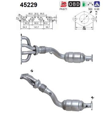 Catalizator AS-PL 45229