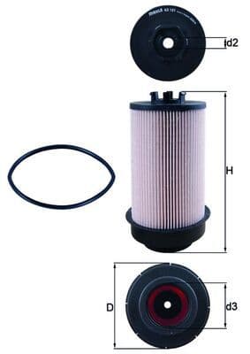 filtru combustibil MAHLE KX 181D
