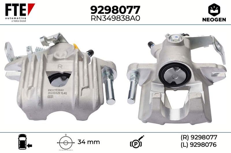Etrier frana FTE NEOGEN 9298077