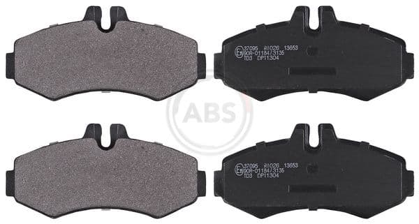 set placute frana,frana disc ABS 37095