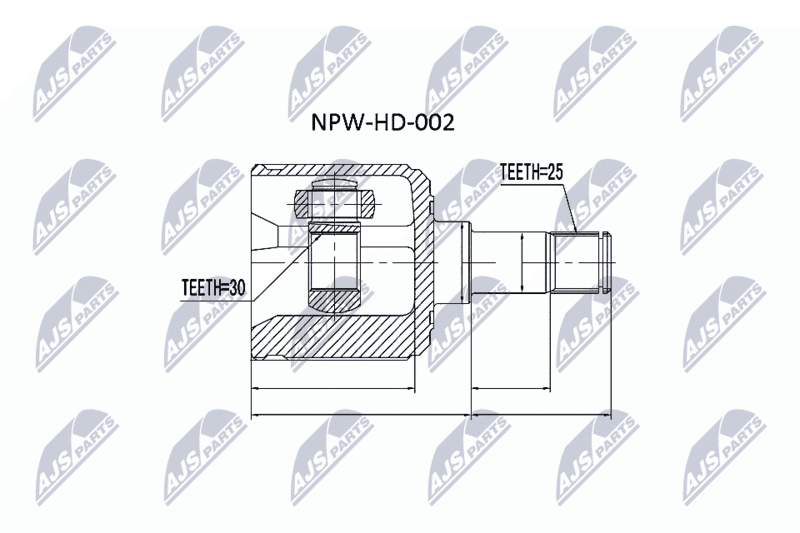 Set articulatie, planetara NTY NPW-HD-002