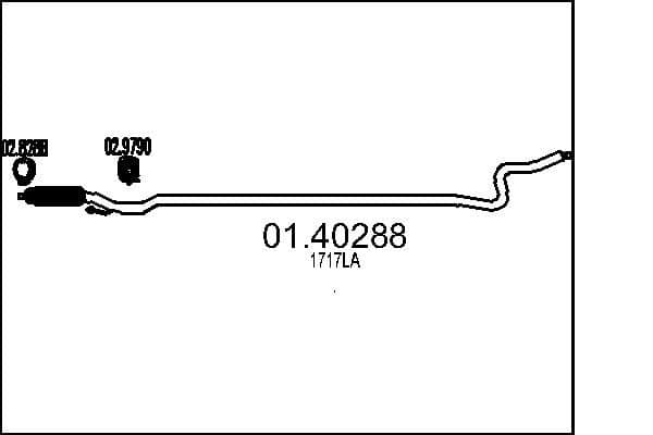 Racord evacuare MTS 01.40288
