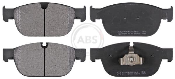 set placute frana,frana disc ABS 35151