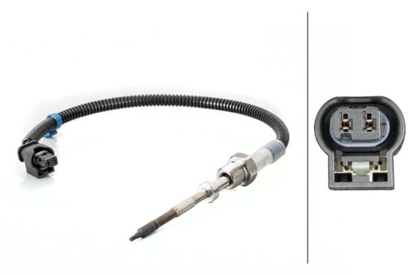 Senzor, temperatura gaze evacuare HELLA 6PT 014 494-501