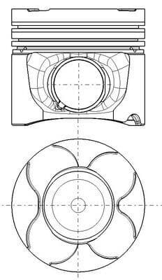 Piston MAHLE 037 PI 00151 000