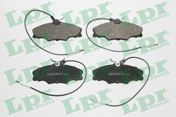 set placute frana,frana disc LPR 05P619