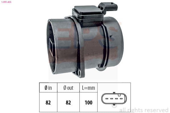 senzor debit aer EPS Made in Italy - OE Equivalent 1.991.455