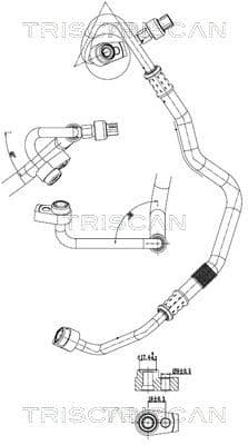 conducta presiune variabila,aer conditionat TRISCAN 9010 16025