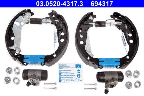 Set saboti frana ATE Original TopKit 03.0520-4317.3