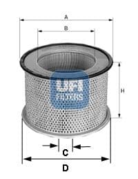 Filtru aer UFI 27.C68.00