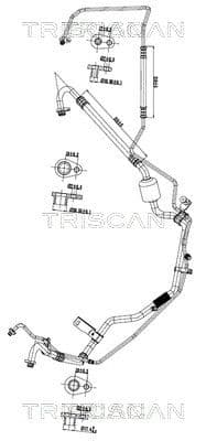 conducta presiune variabila,aer conditionat TRISCAN 9010 28087