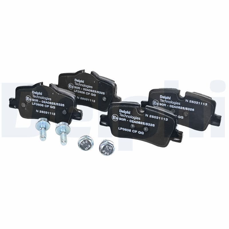 set placute frana,frana disc DELPHI LP3606
