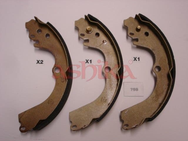 Set saboti frana ASHIKA 55-07-798