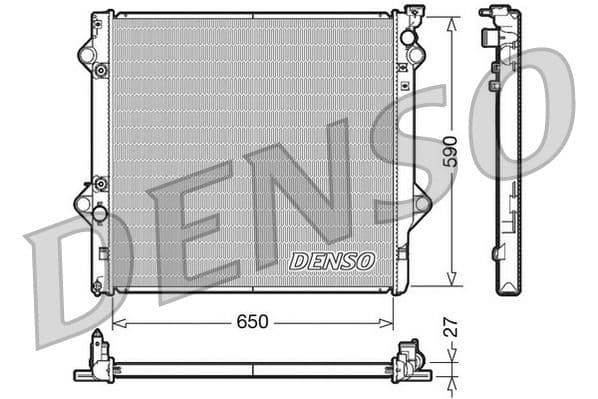 Radiator, racire motor DENSO DRM50047