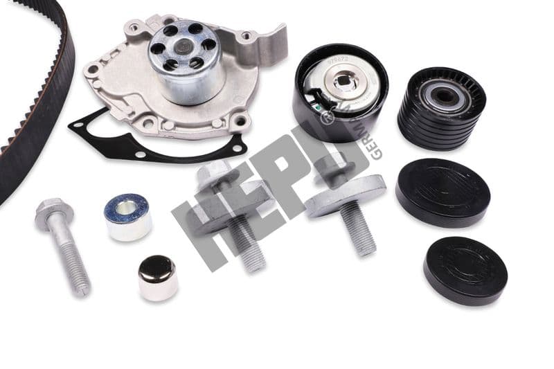 Set pompa apa + curea dintata HEPU PK09550S