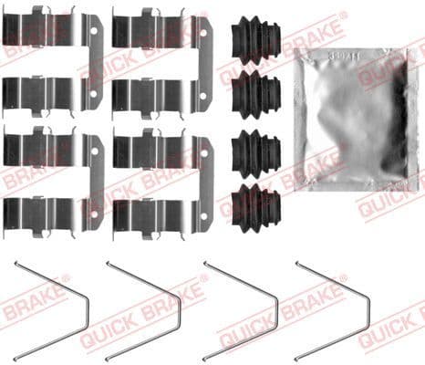 Set accesorii, placute frana QUICK BRAKE 109-0094