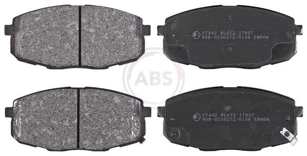 set placute frana,frana disc ABS 37442