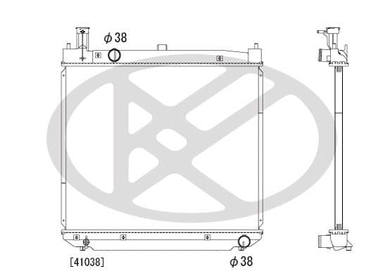 Radiator, racire motor KOYORAD PL012578R