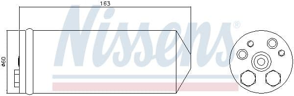 uscator,aer conditionat NISSENS 95430
