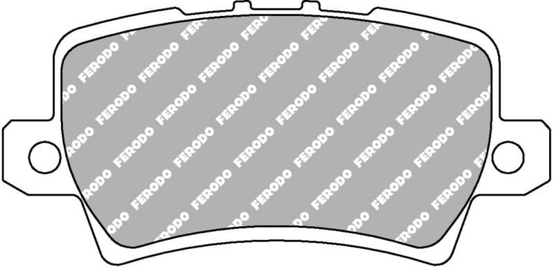 set placute frana,frana disc FERODO FDS1862