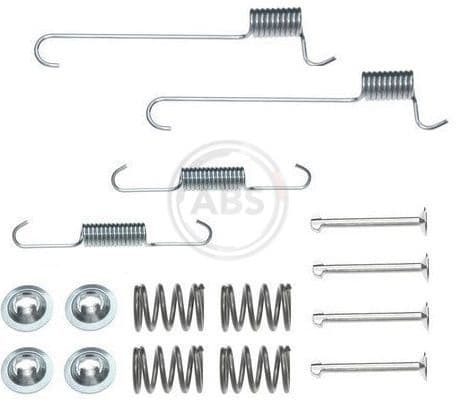 set accesorii, saboti frana parcare ABS 0848Q