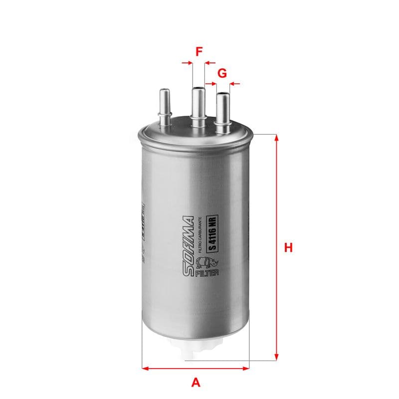 filtru combustibil SOFIMA S 4116 NR