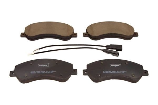 set placute frana,frana disc MAXGEAR 19-2989
