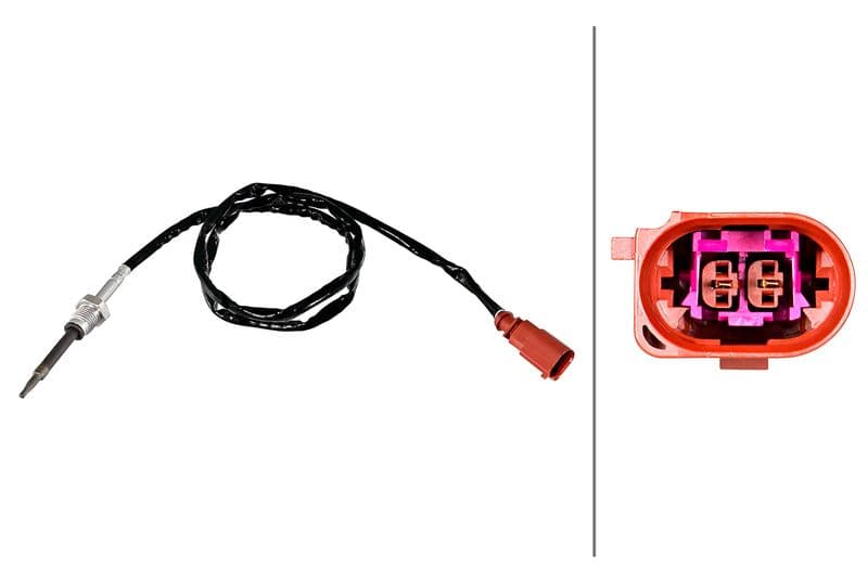 Senzor, temperatura gaze evacuare HELLA 6PT 358 226-331