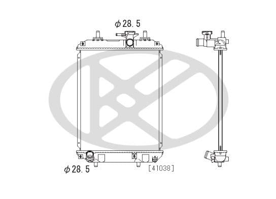 Radiator, racire motor KOYORAD PL072513