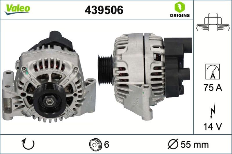 Generator / Alternator VALEO 439506
